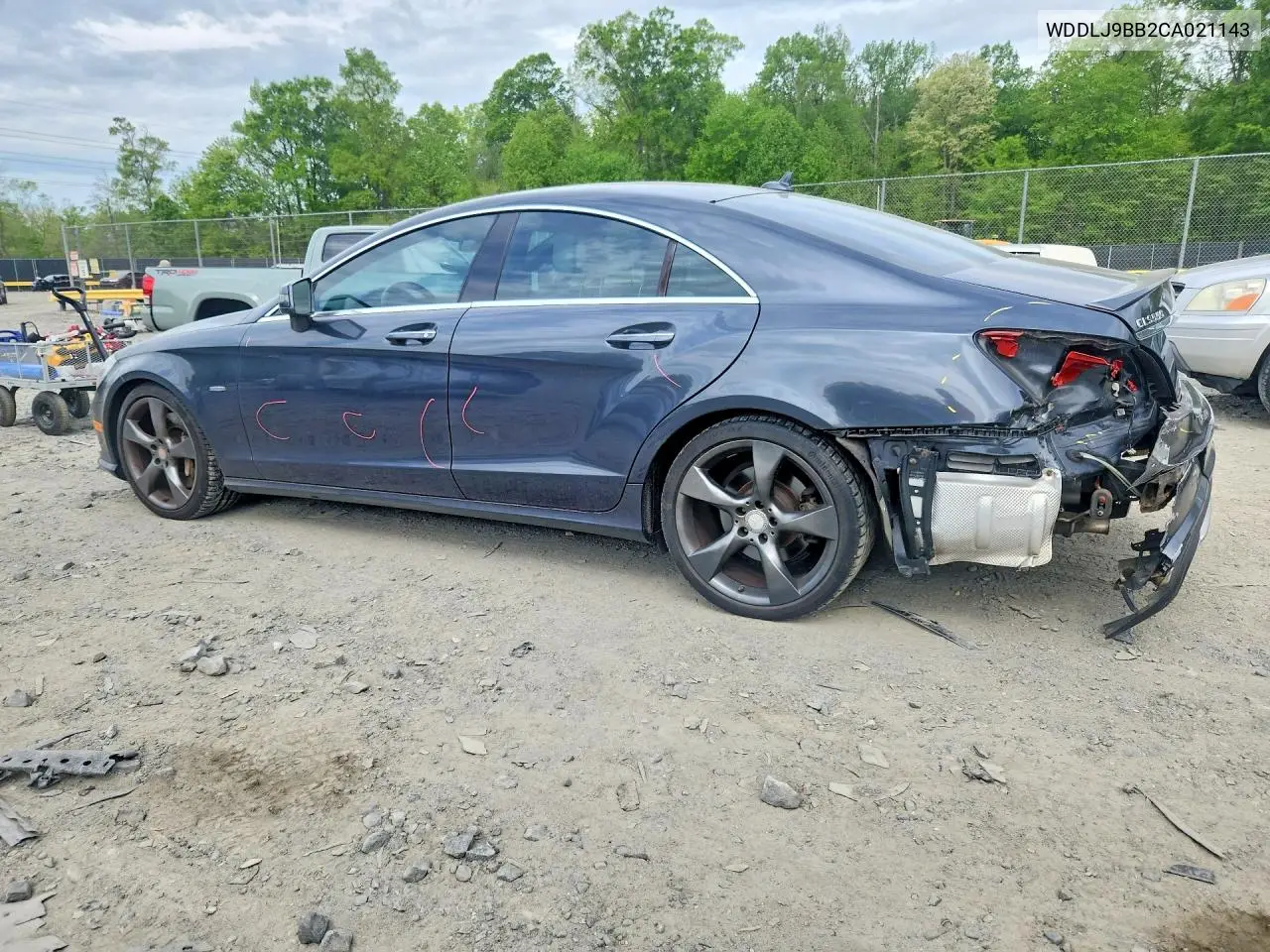 2012 Mercedes-Benz Cls 550 4Matic VIN: WDDLJ9BB2CA021143 Lot: 50151016