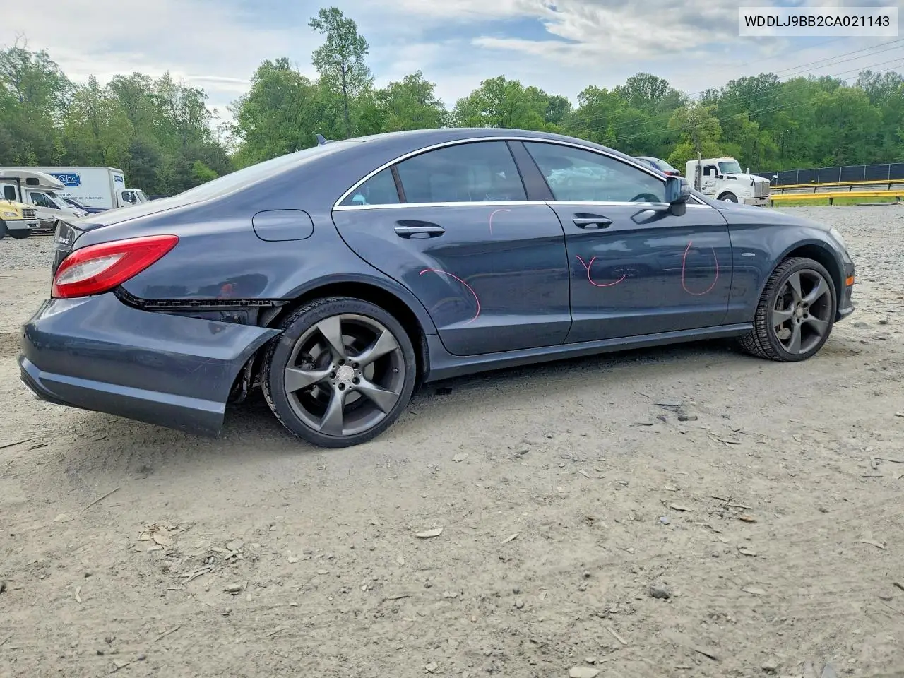 2012 Mercedes-Benz Cls 550 4Matic VIN: WDDLJ9BB2CA021143 Lot: 50151016