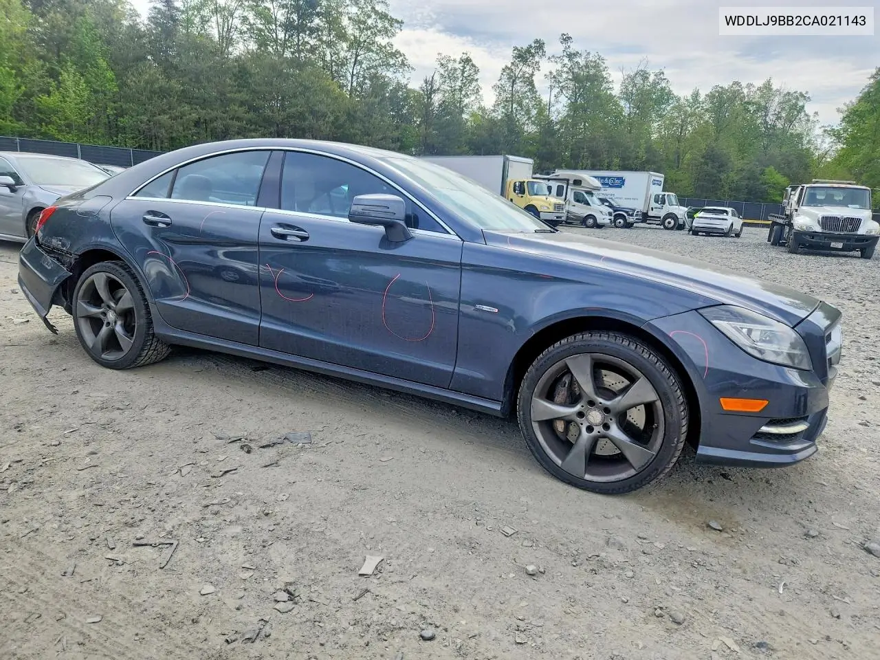 2012 Mercedes-Benz Cls 550 4Matic VIN: WDDLJ9BB2CA021143 Lot: 50151016