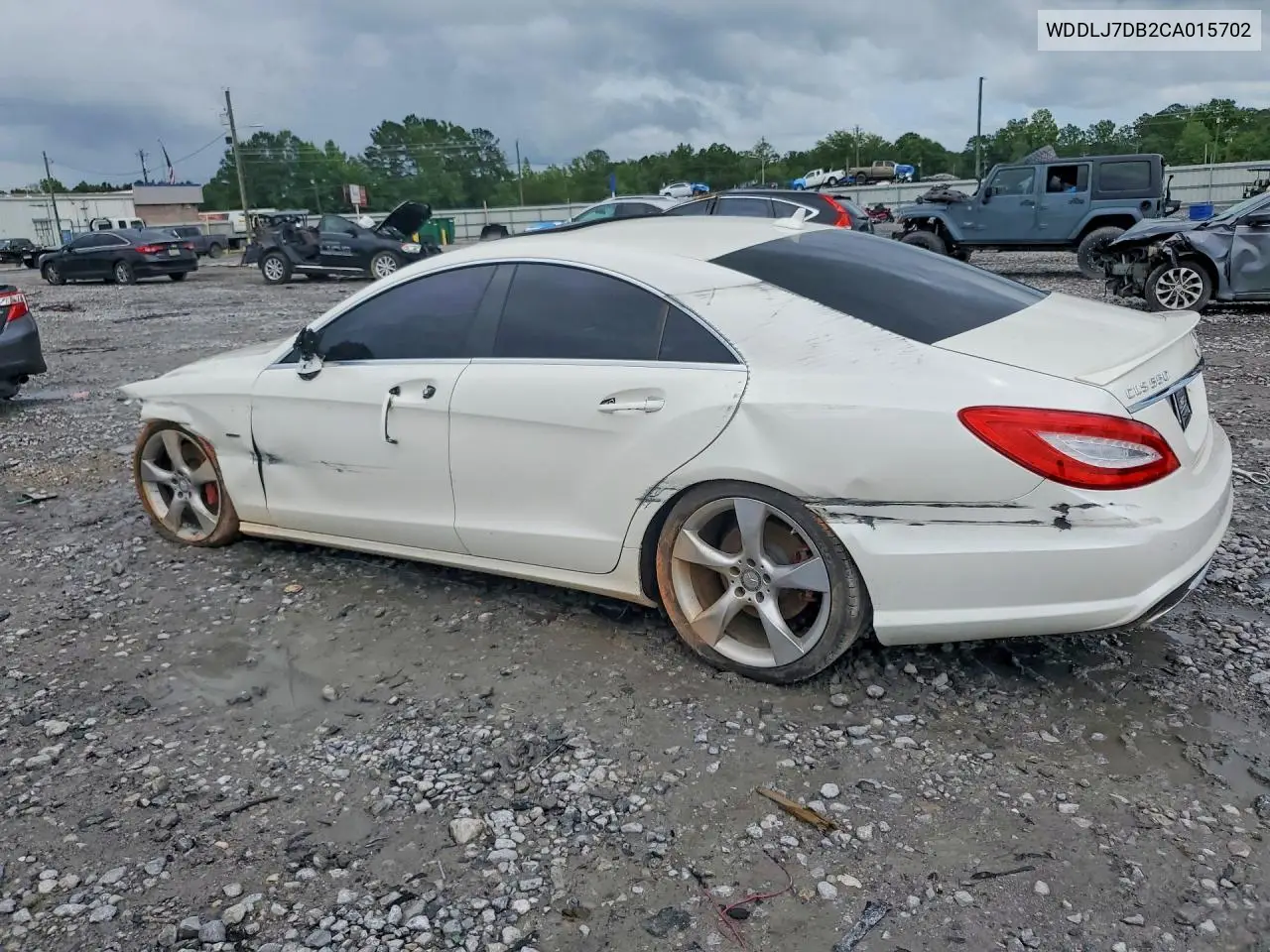2012 Mercedes-Benz Cls 550 VIN: WDDLJ7DB2CA015702 Lot: 55141796