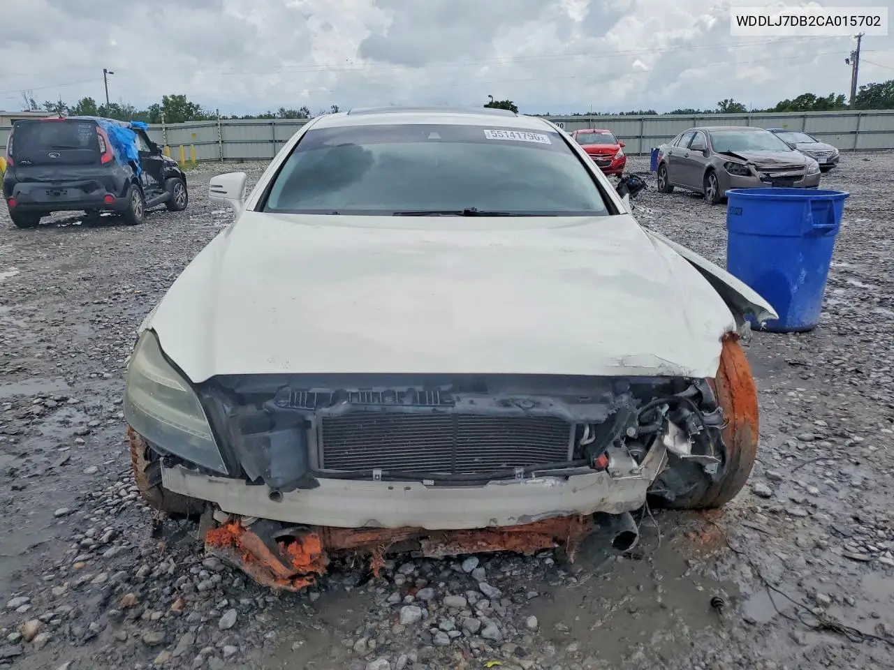 2012 Mercedes-Benz Cls 550 VIN: WDDLJ7DB2CA015702 Lot: 55141796