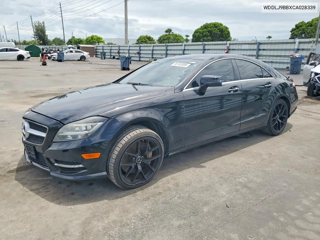 2012 Mercedes-Benz Cls 550 4Matic VIN: WDDLJ9BBXCA028339 Lot: 55743006