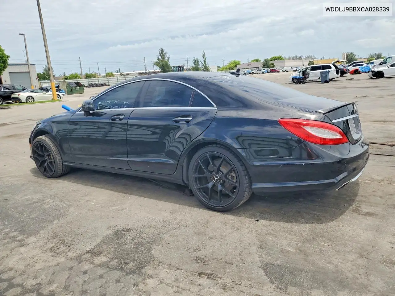 2012 Mercedes-Benz Cls 550 4Matic VIN: WDDLJ9BBXCA028339 Lot: 55743006