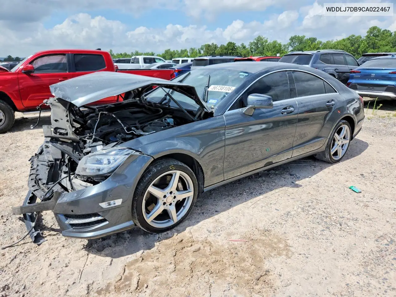 2012 Mercedes-Benz Cls 550 VIN: WDDLJ7DB9CA022467 Lot: 56738106