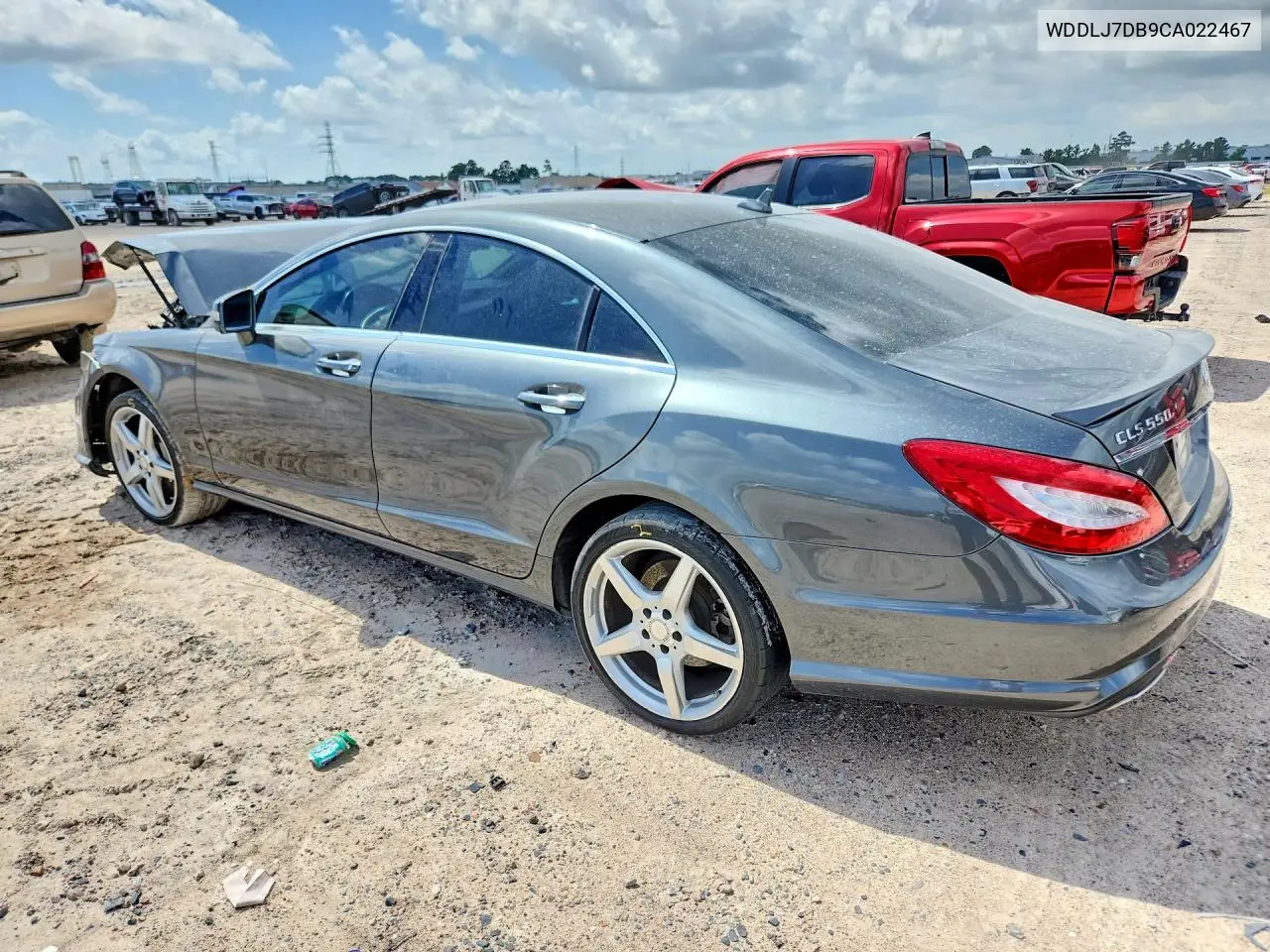 2012 Mercedes-Benz Cls 550 VIN: WDDLJ7DB9CA022467 Lot: 56738106