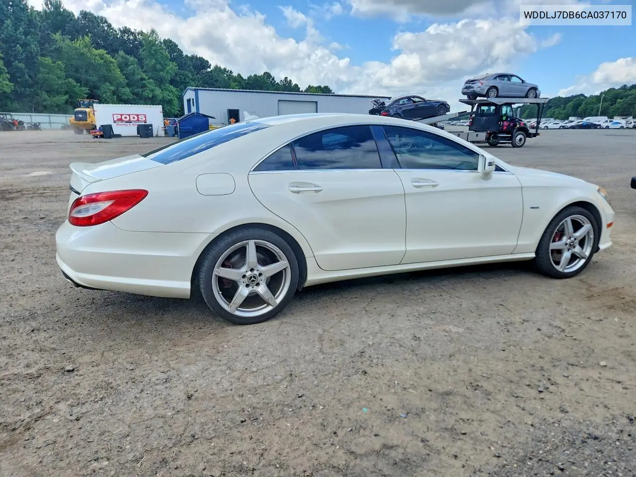 2012 Mercedes-Benz Cls 550 VIN: WDDLJ7DB6CA037170 Lot: 56867296