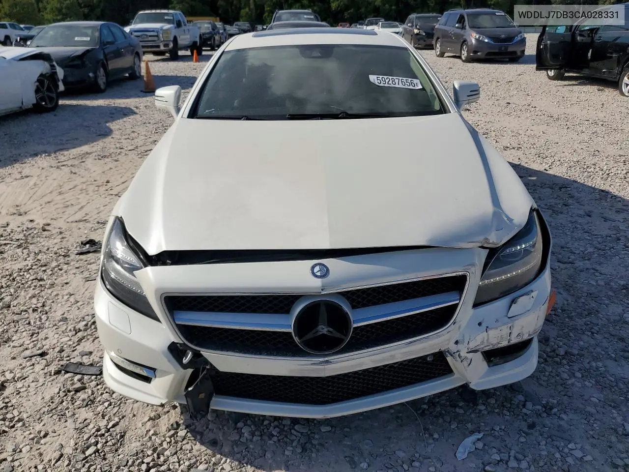 2012 Mercedes-Benz Cls 550 VIN: WDDLJ7DB3CA028331 Lot: 59287656