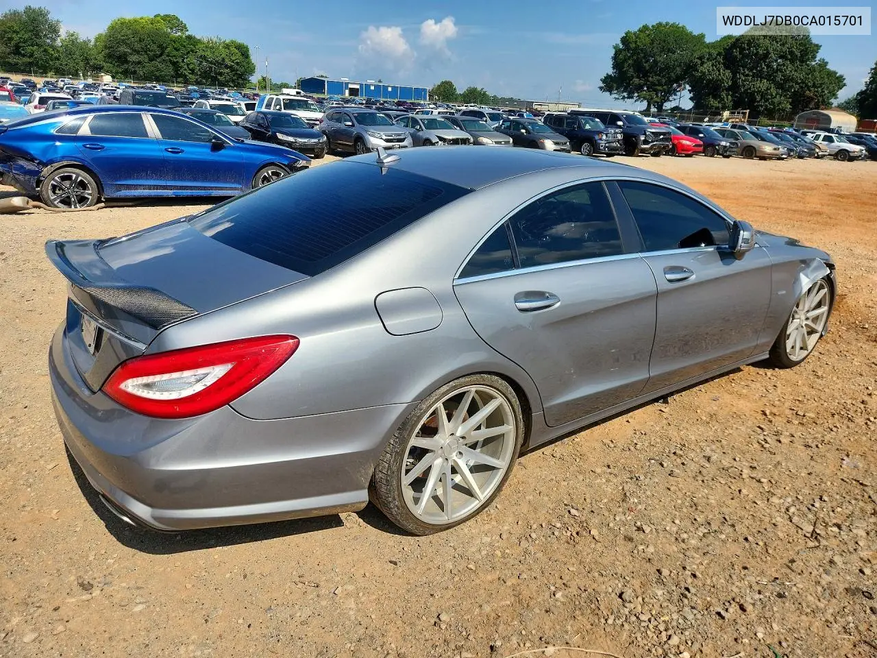2012 Mercedes-Benz Cls 550 VIN: WDDLJ7DB0CA015701 Lot: 60044376