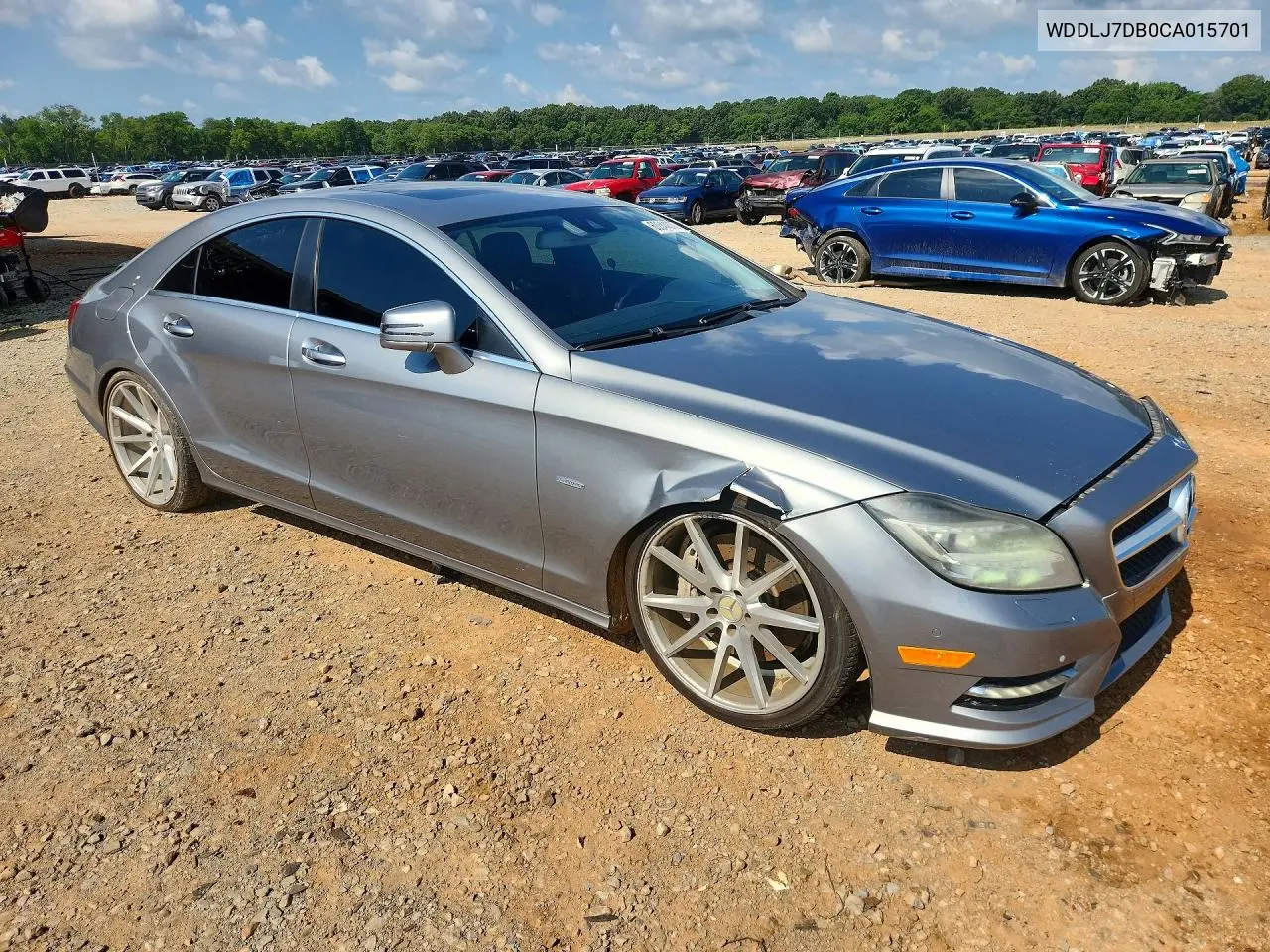 2012 Mercedes-Benz Cls 550 VIN: WDDLJ7DB0CA015701 Lot: 60044376