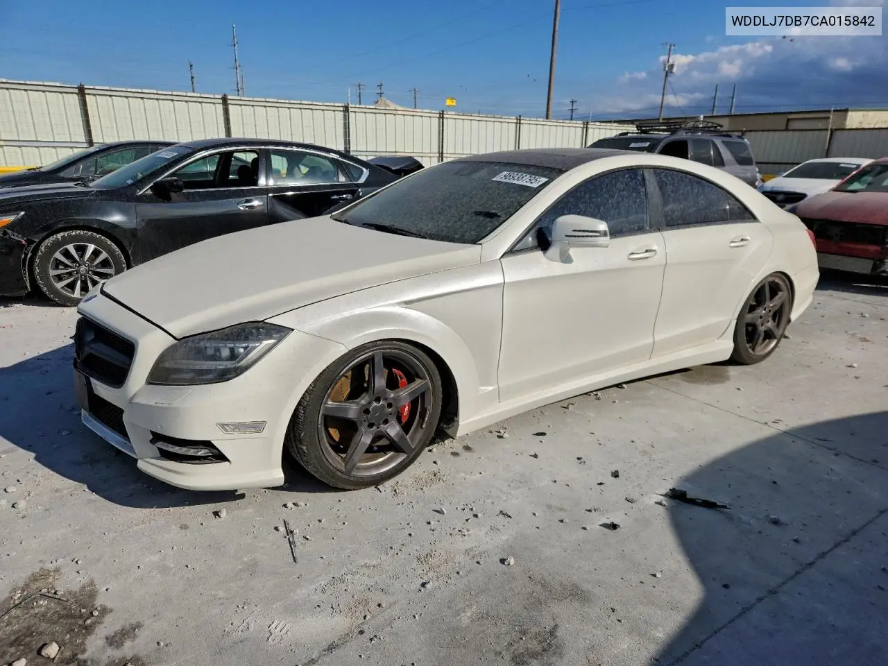 2012 Mercedes-Benz Cls 550 VIN: WDDLJ7DB7CA015842 Lot: 98938795