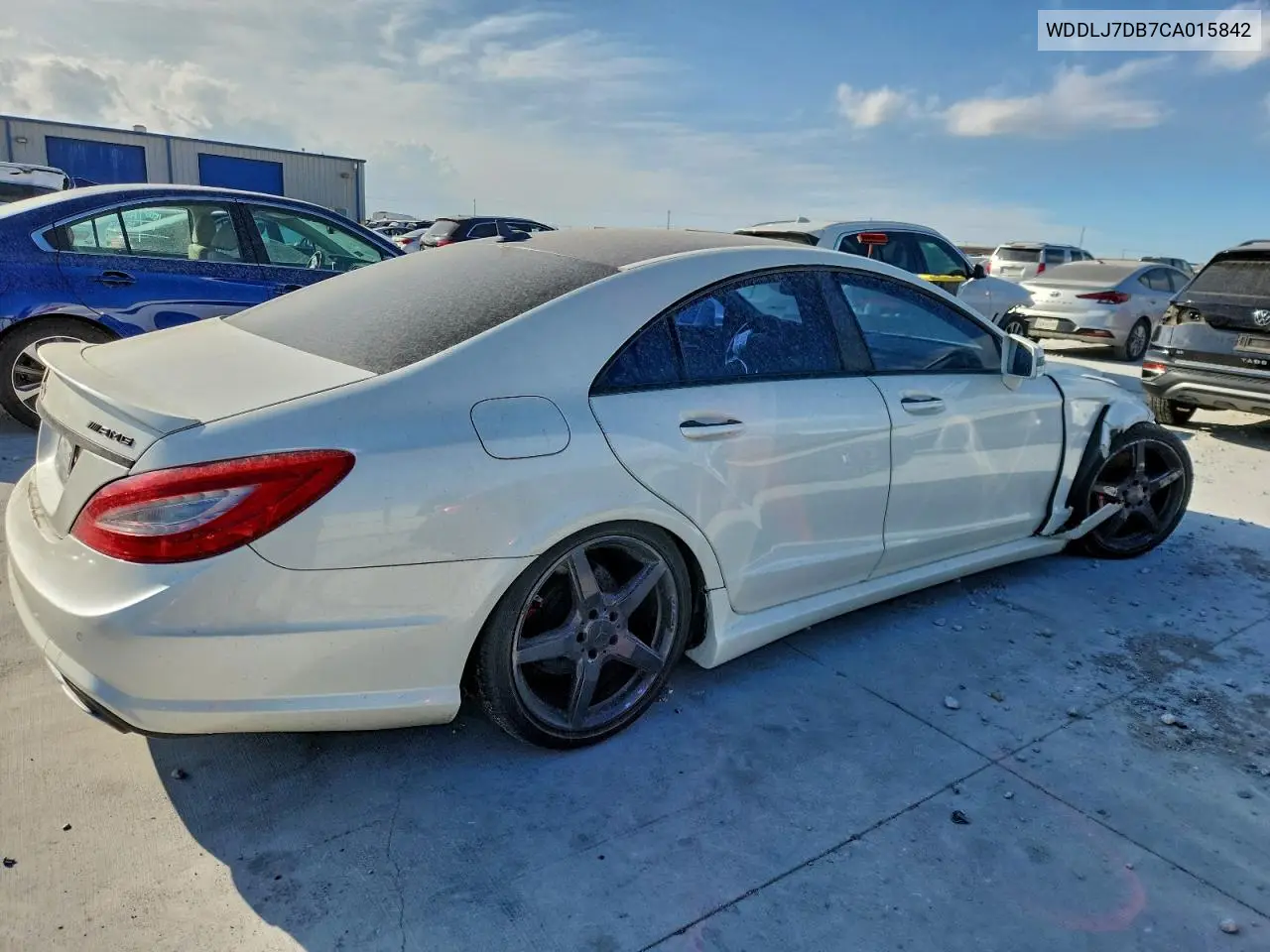 2012 Mercedes-Benz Cls 550 VIN: WDDLJ7DB7CA015842 Lot: 98938795