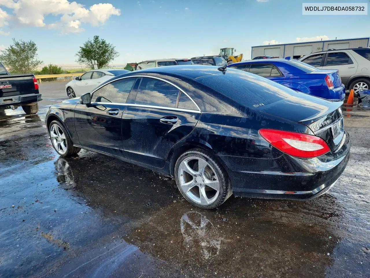 2013 Mercedes-Benz Cls 550 VIN: WDDLJ7DB4DA058732 Lot: 60399496