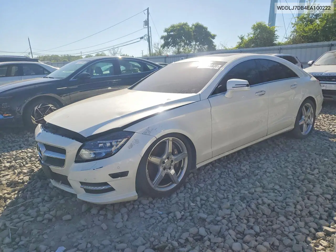 2014 Mercedes-Benz Cls 550 VIN: WDDLJ7DB4EA100222 Lot: 55961886