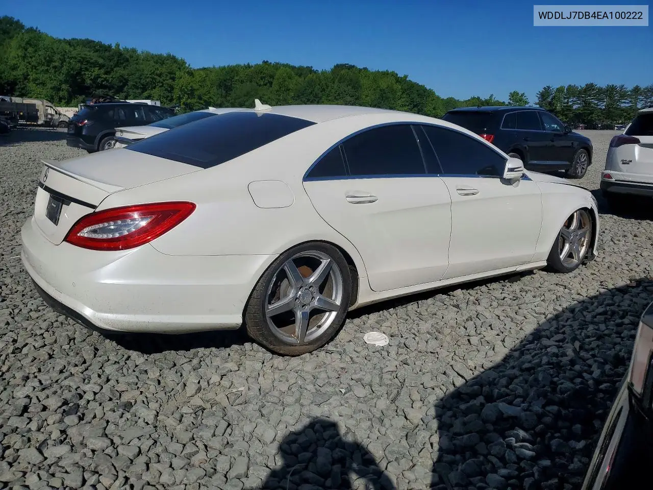 2014 Mercedes-Benz Cls 550 VIN: WDDLJ7DB4EA100222 Lot: 55961886