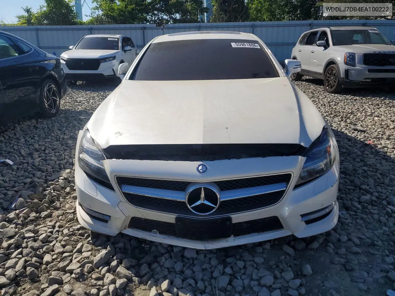 2014 Mercedes-Benz Cls 550 VIN: WDDLJ7DB4EA100222 Lot: 55961886
