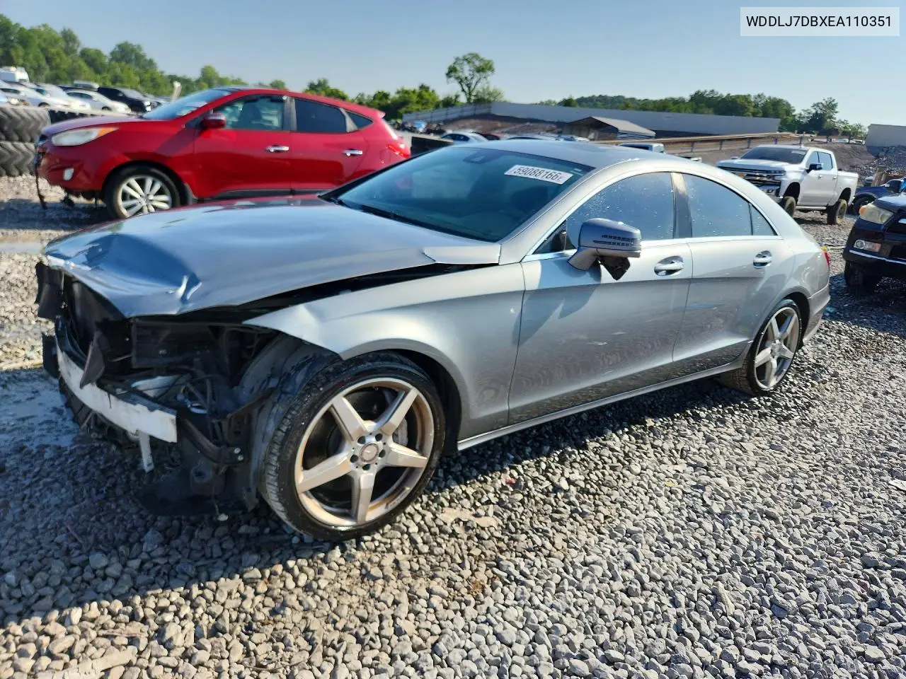 2014 Mercedes-Benz Cls 550 VIN: WDDLJ7DBXEA110351 Lot: 59088166