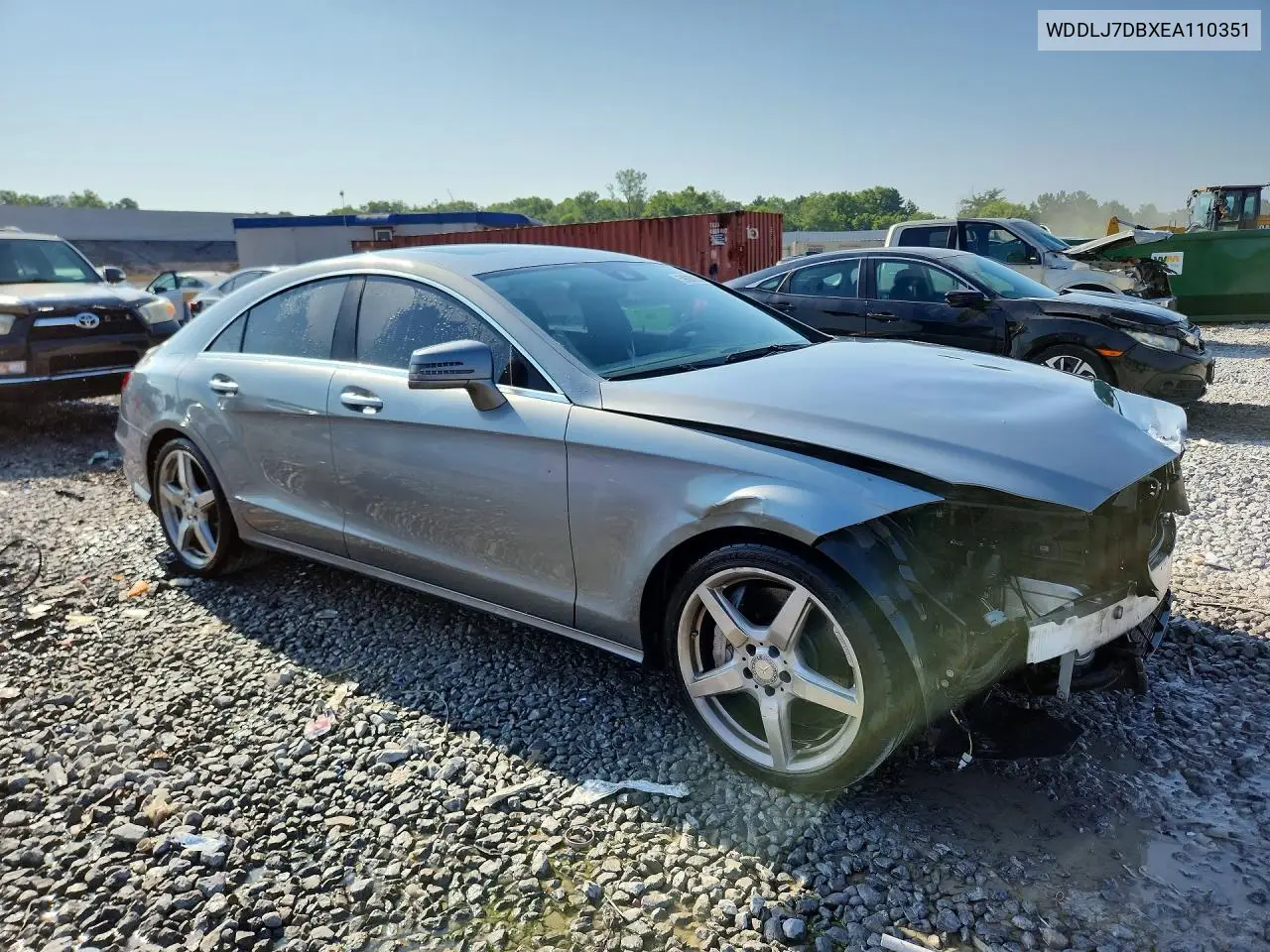 2014 Mercedes-Benz Cls 550 VIN: WDDLJ7DBXEA110351 Lot: 59088166