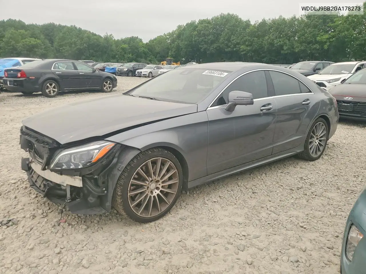 2016 Mercedes-Benz Cls 550 4Matic VIN: WDDLJ9BB2GA178273 Lot: 59663106