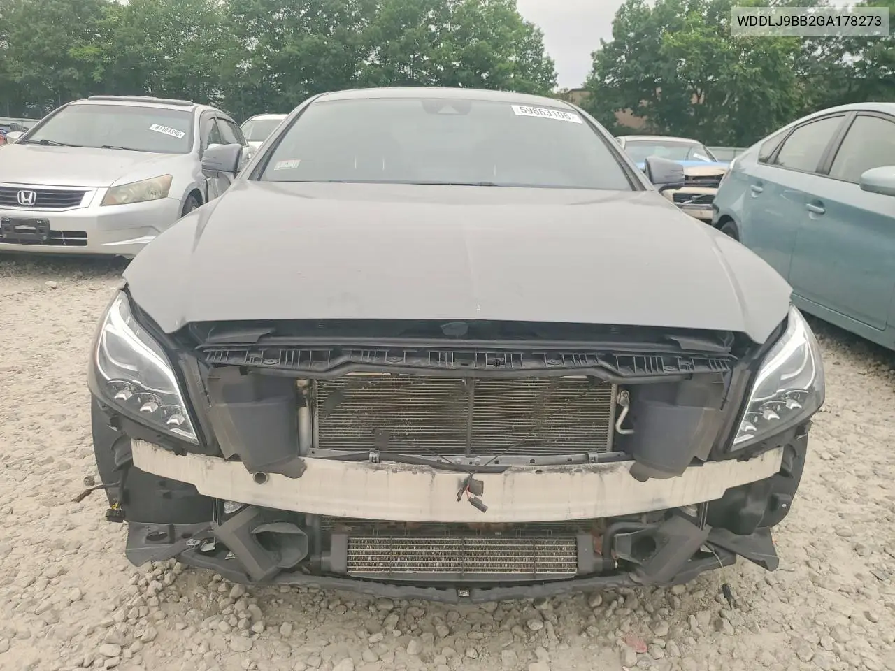 2016 Mercedes-Benz Cls 550 4Matic VIN: WDDLJ9BB2GA178273 Lot: 59663106