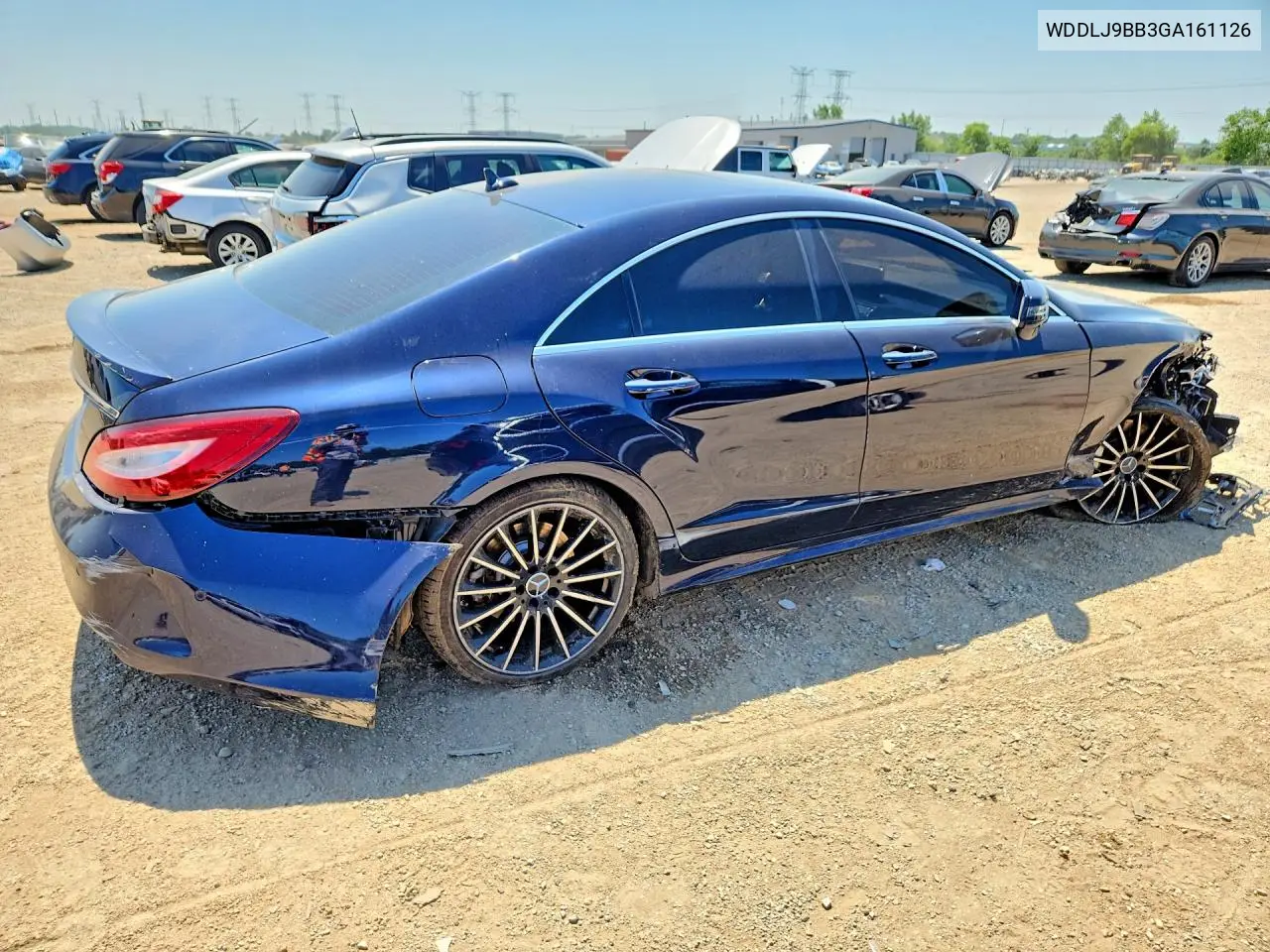 2016 Mercedes-Benz Cls 550 4Matic VIN: WDDLJ9BB3GA161126 Lot: 60390596