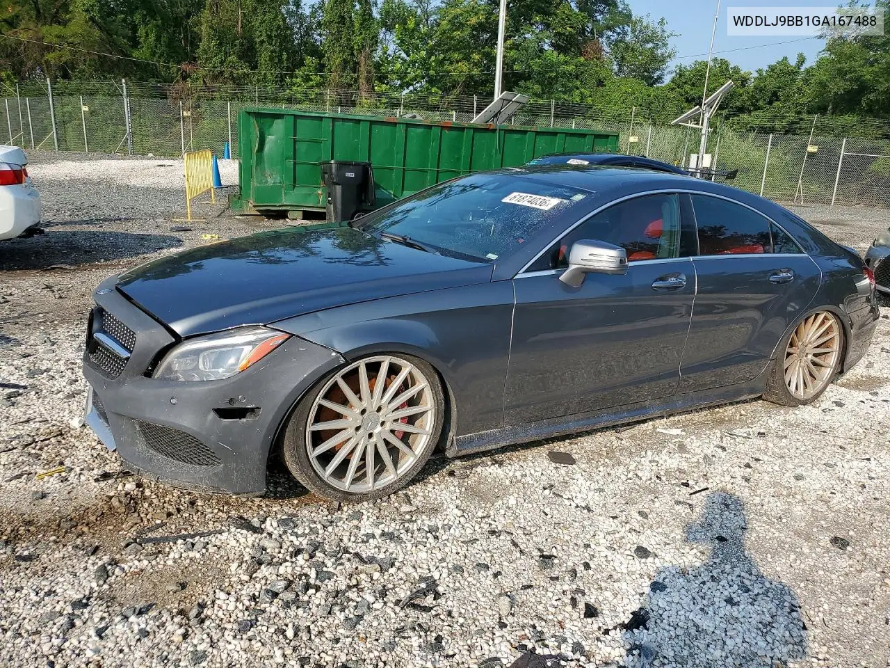 2016 Mercedes-Benz Cls 550 4Matic VIN: WDDLJ9BB1GA167488 Lot: 61874036