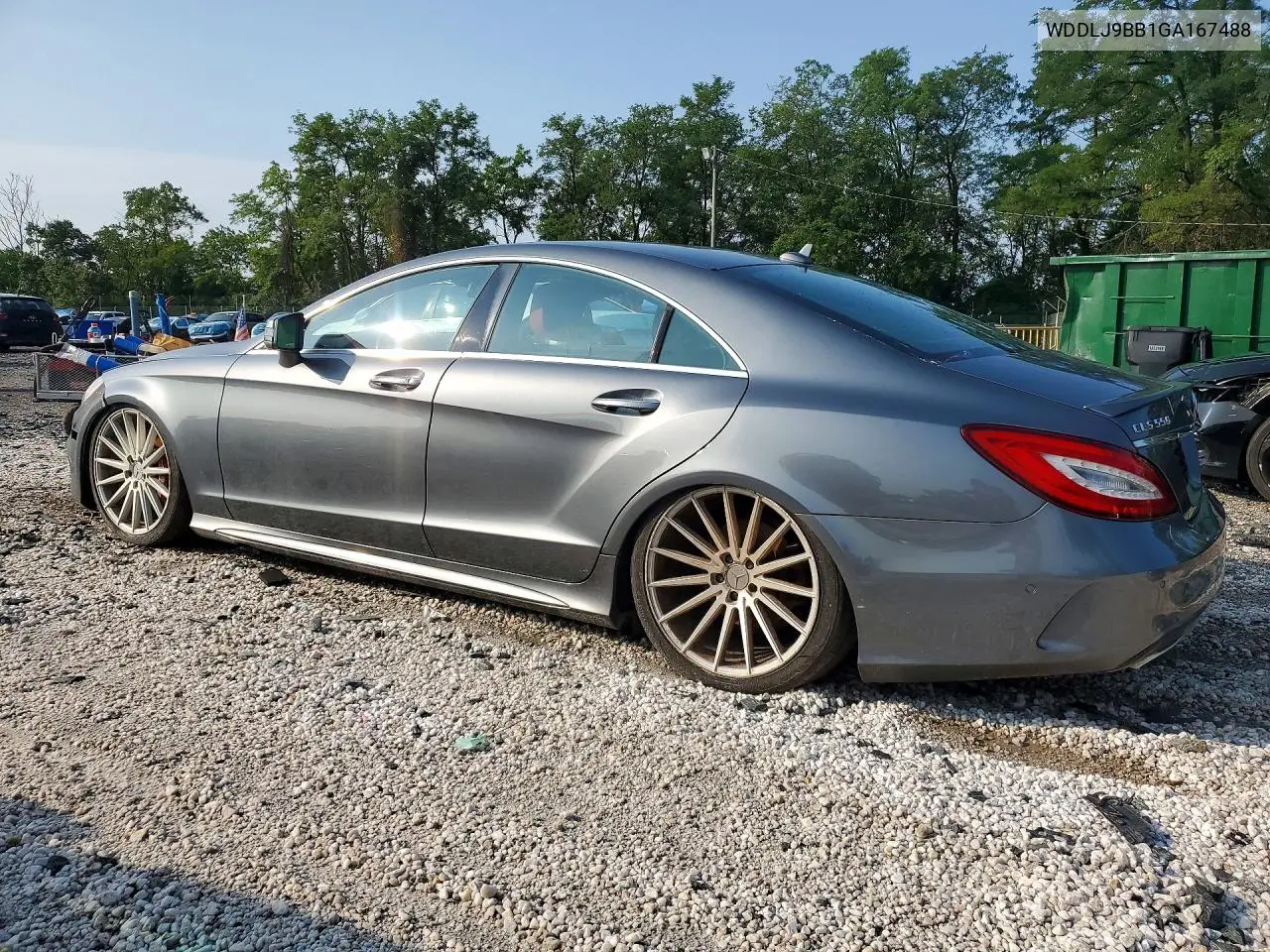 2016 Mercedes-Benz Cls 550 4Matic VIN: WDDLJ9BB1GA167488 Lot: 61874036