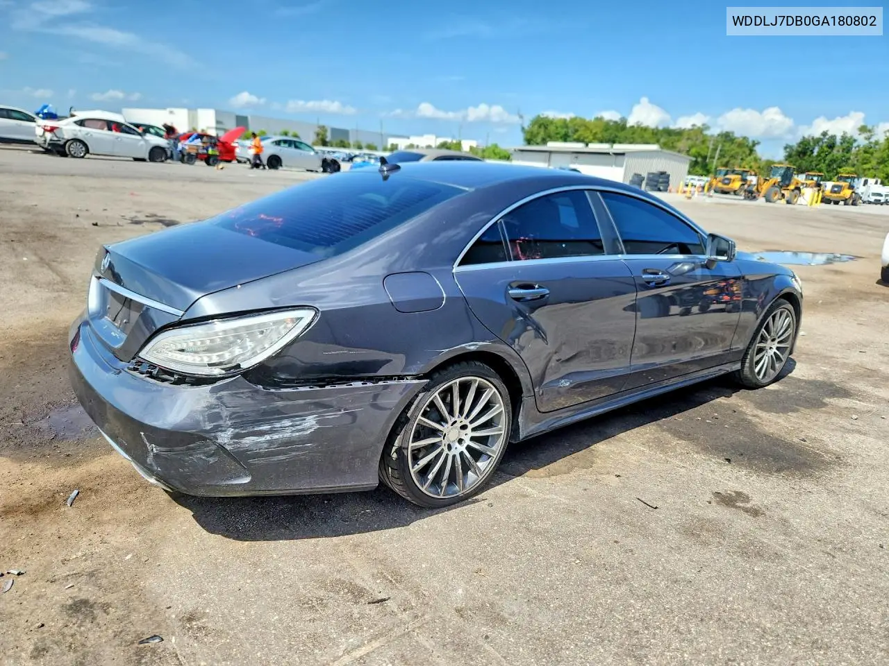 2016 Mercedes-Benz Cls 550 VIN: WDDLJ7DB0GA180802 Lot: 62264836