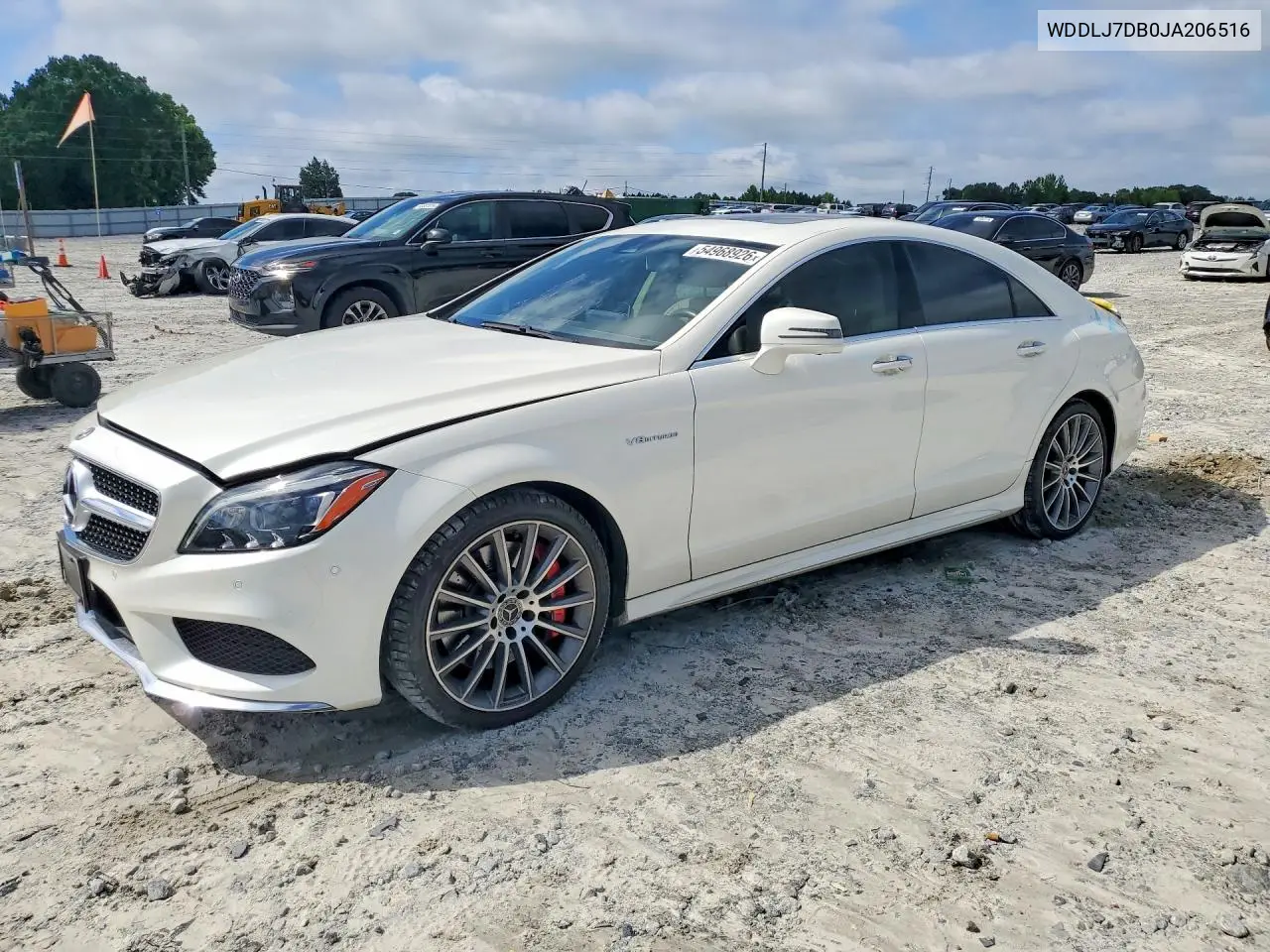 2018 Mercedes-Benz Cls 550 VIN: WDDLJ7DB0JA206516 Lot: 54968926