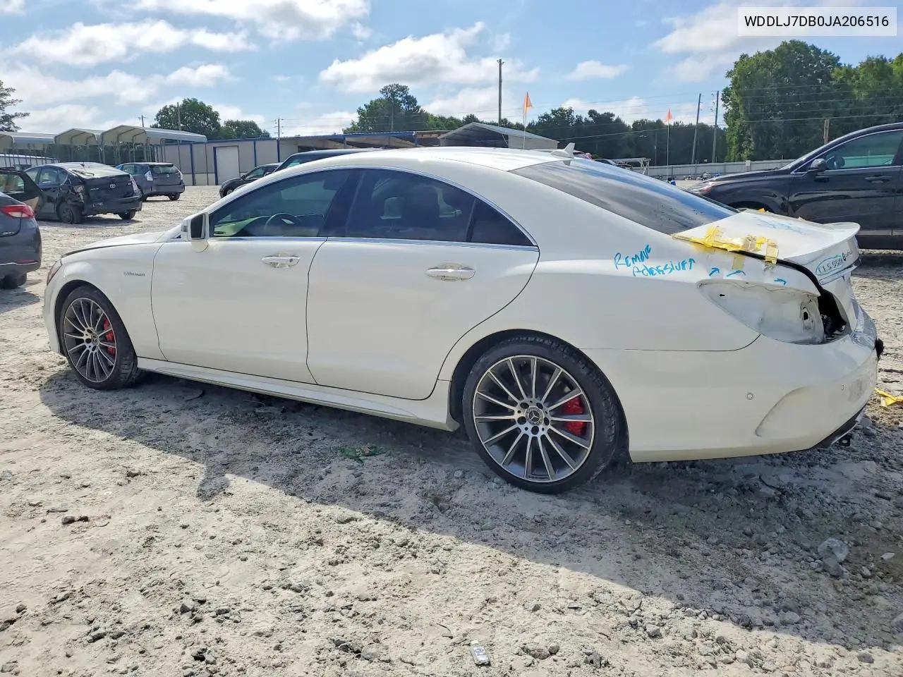 2018 Mercedes-Benz Cls 550 VIN: WDDLJ7DB0JA206516 Lot: 54968926