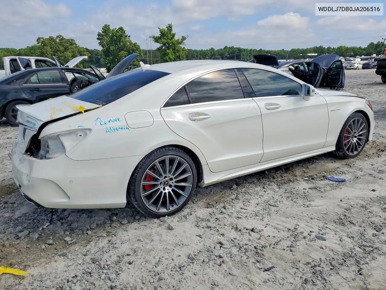 2018 Mercedes-Benz Cls 550 VIN: WDDLJ7DB0JA206516 Lot: 54968926