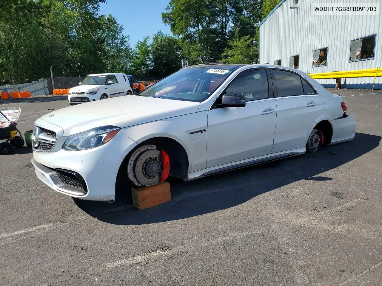 2015 Mercedes-Benz E 63 Amg-S VIN: WDDHF7GB8FB091703 Lot: 57155396