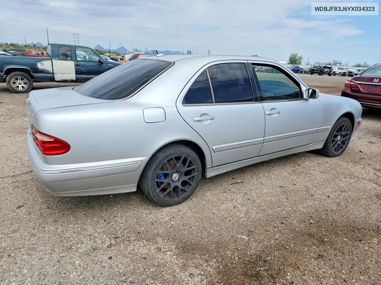 2000 Mercedes-Benz E 430 VIN: WDBJF83J6YX034323 Lot: 61947786