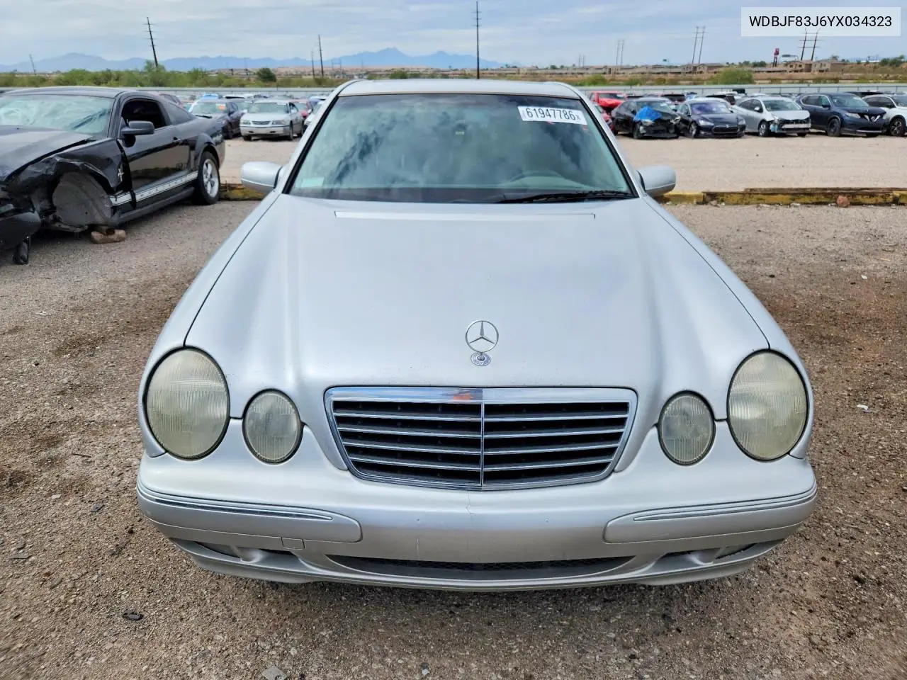 2000 Mercedes-Benz E 430 VIN: WDBJF83J6YX034323 Lot: 61947786