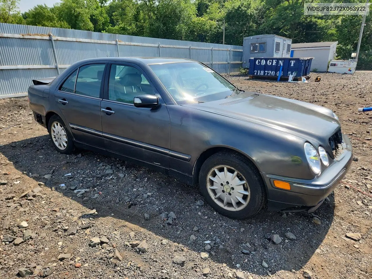 2002 Mercedes-Benz E 320 4Matic VIN: WDBJF82J72X063922 Lot: 60720666