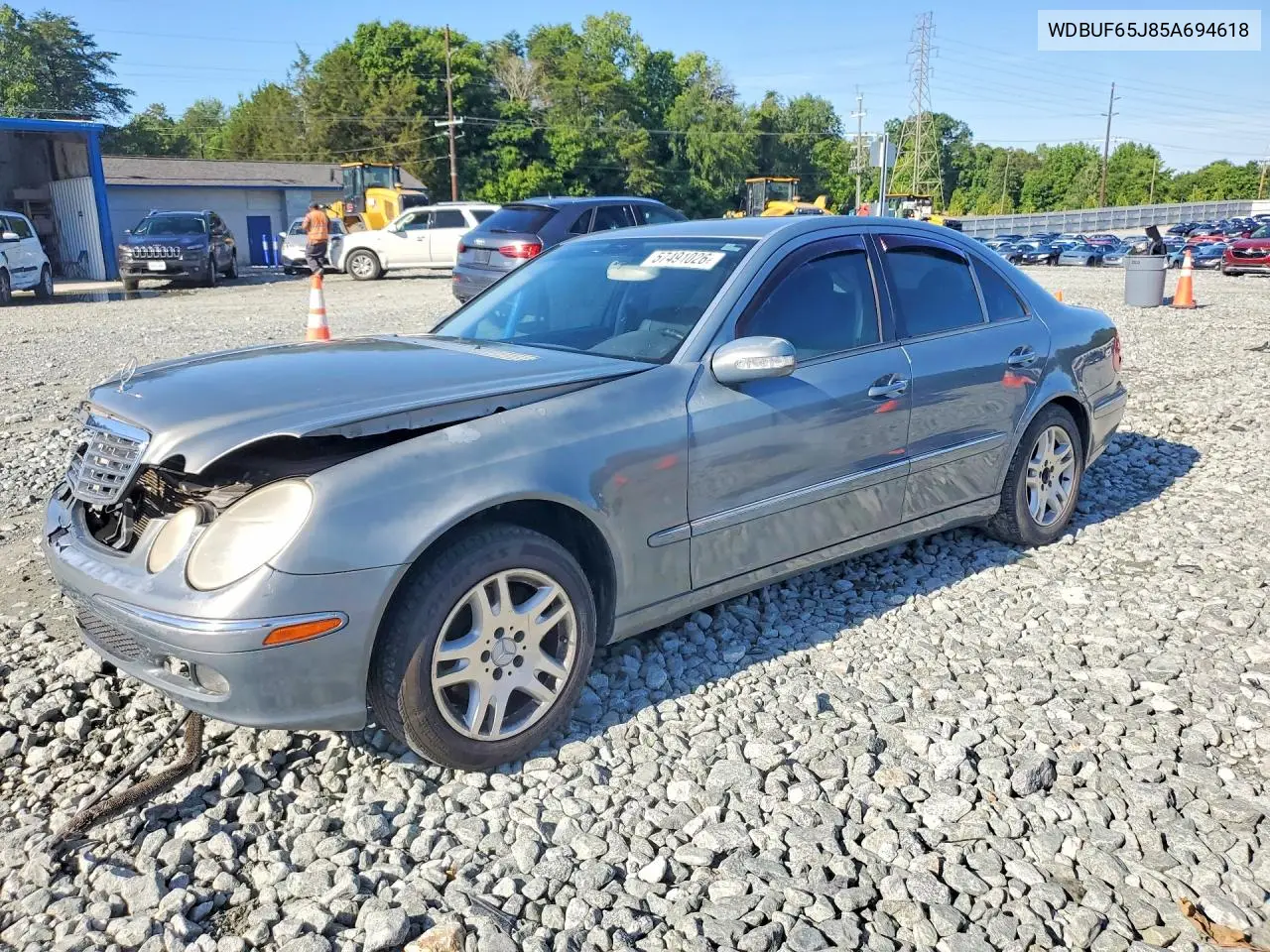 2005 Mercedes-Benz E 320 VIN: WDBUF65J85A694618 Lot: 57491026