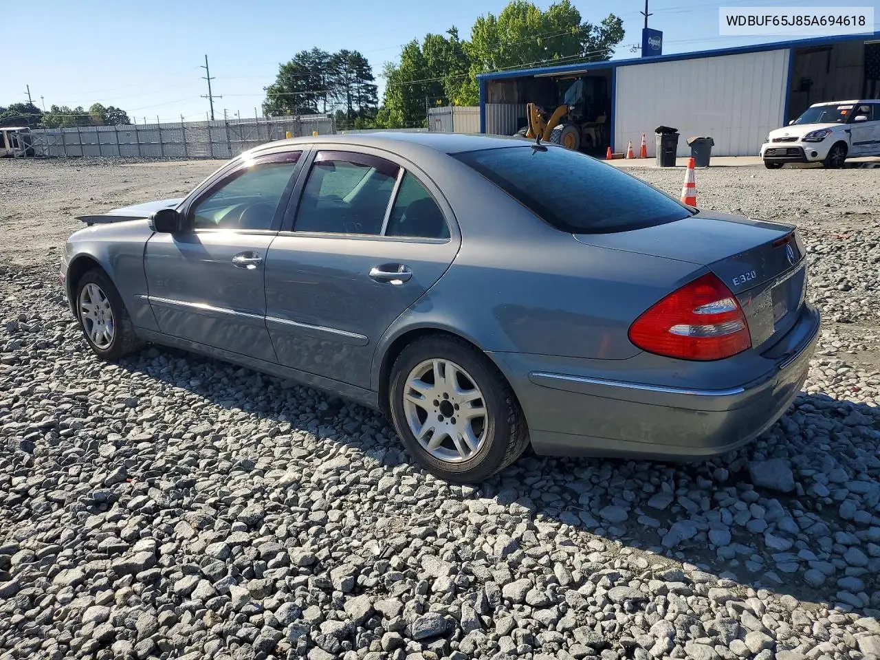 2005 Mercedes-Benz E 320 VIN: WDBUF65J85A694618 Lot: 57491026