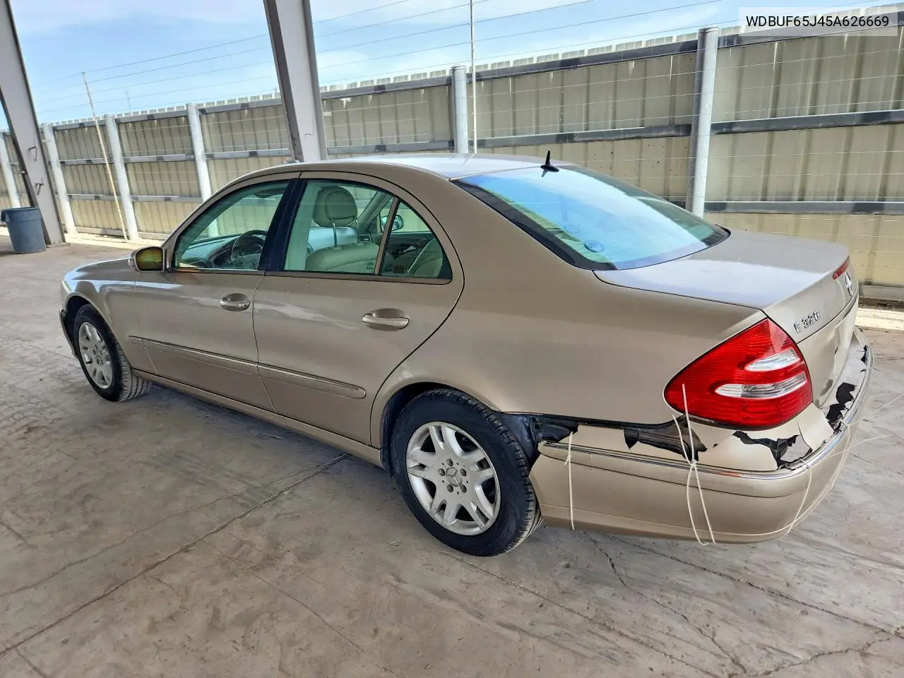 2005 Mercedes-Benz E 320 VIN: WDBUF65J45A626669 Lot: 60885116