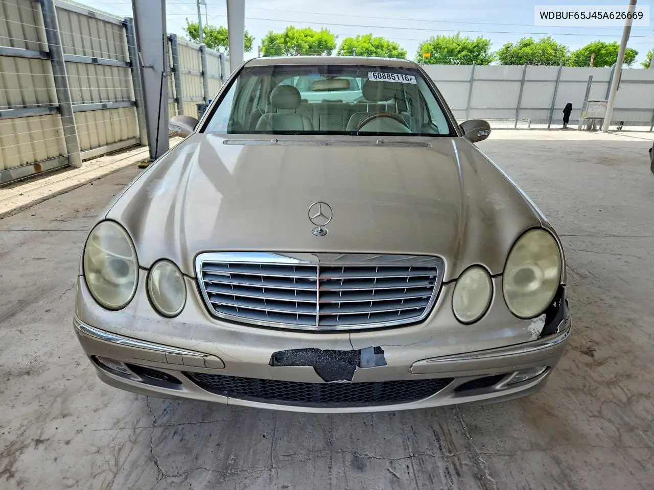 2005 Mercedes-Benz E 320 VIN: WDBUF65J45A626669 Lot: 60885116