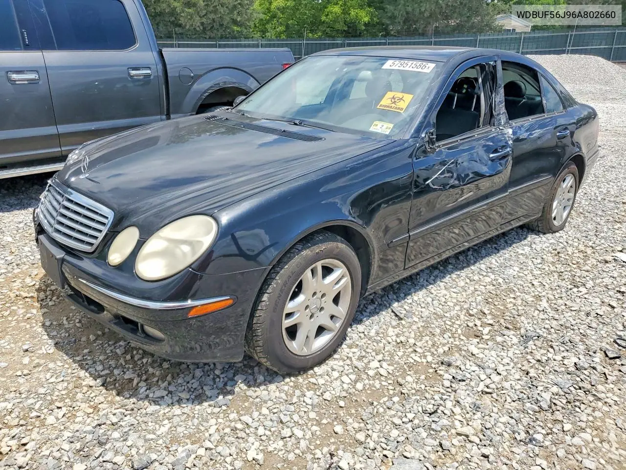 2006 Mercedes-Benz E 350 VIN: WDBUF56J96A802660 Lot: 57951586