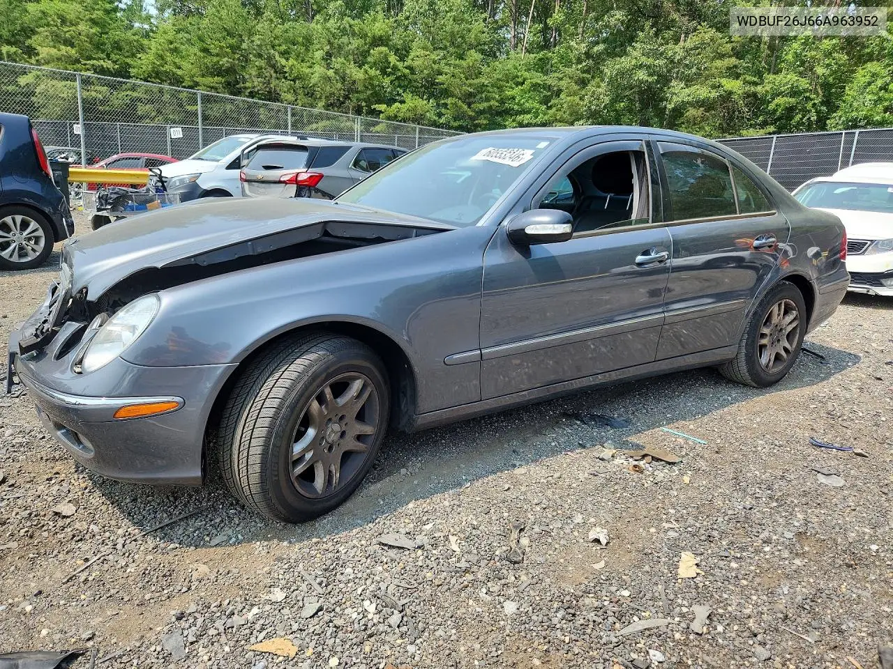 2006 Mercedes-Benz E 320 Cdi VIN: WDBUF26J66A963952 Lot: 60553246