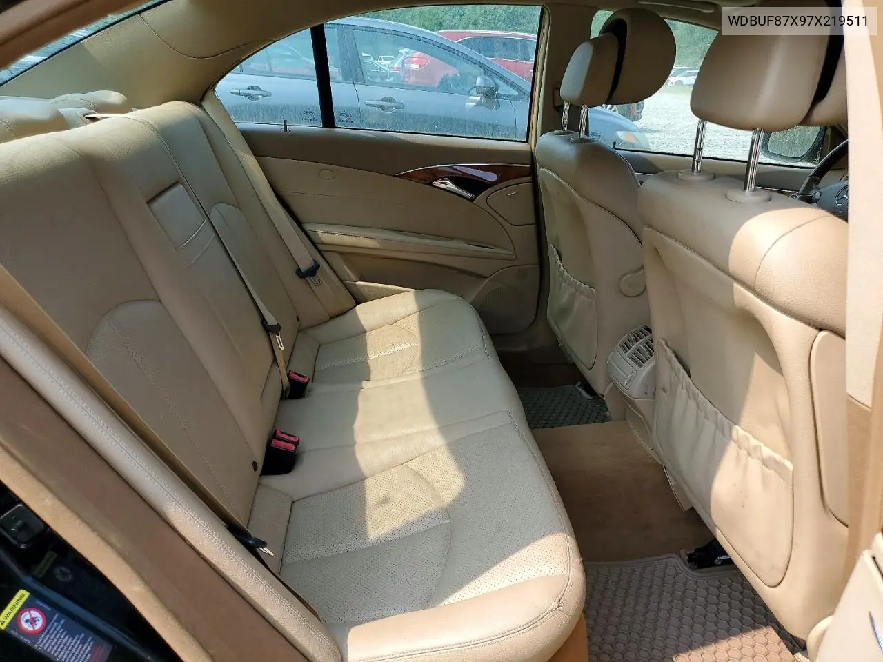 2007 Mercedes-Benz E 350 VIN: WDBUF87X97X219511 Lot: 60452706
