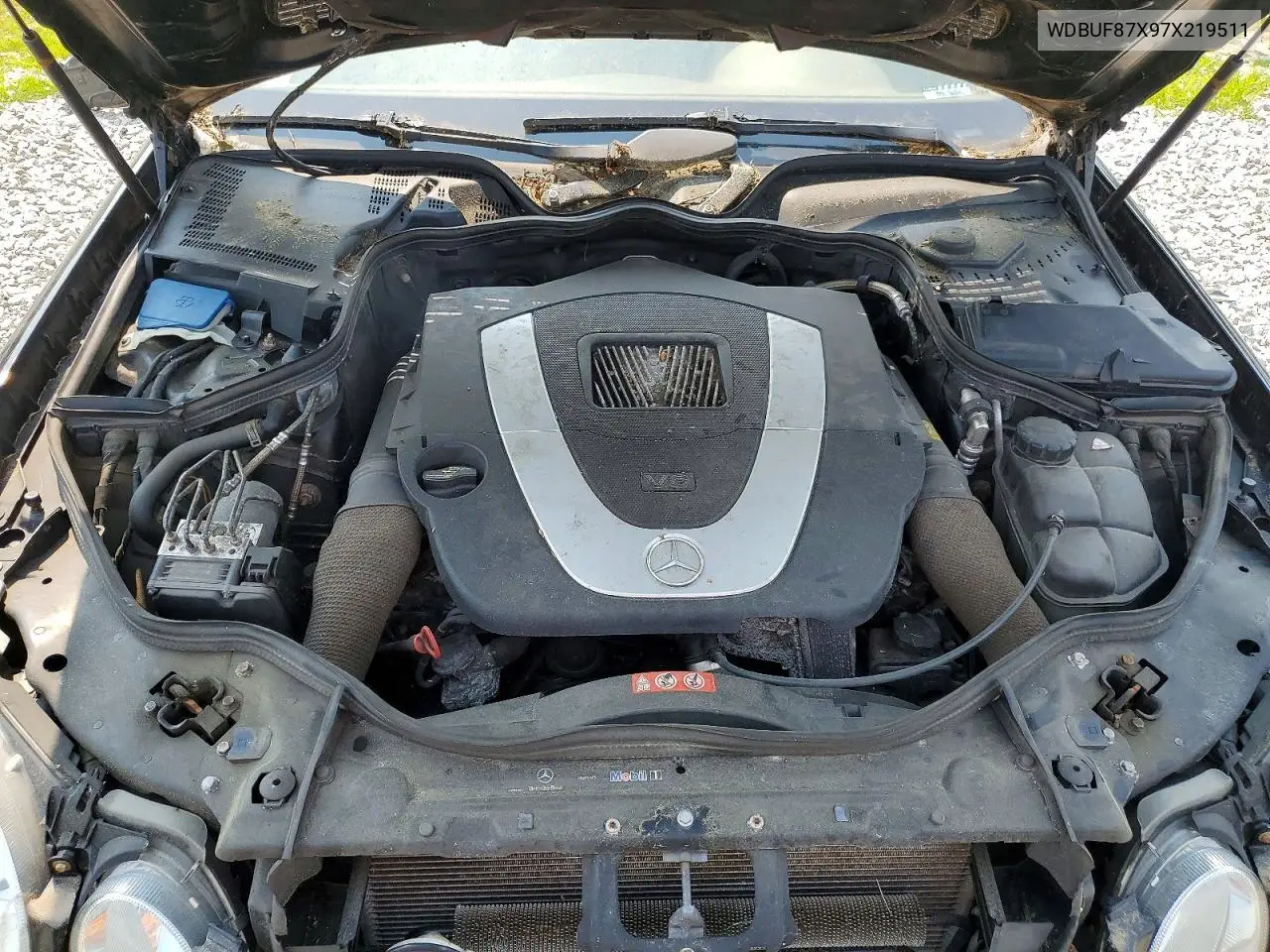 2007 Mercedes-Benz E 350 VIN: WDBUF87X97X219511 Lot: 60452706