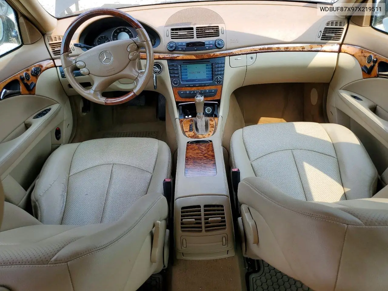 2007 Mercedes-Benz E 350 VIN: WDBUF87X97X219511 Lot: 60452706