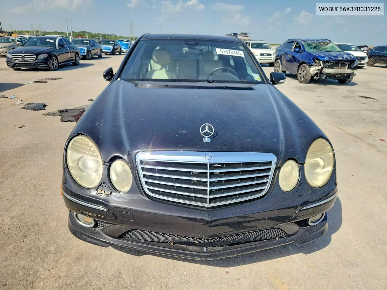 2007 Mercedes-Benz E 350 VIN: WDBUF56X37B031225 Lot: 61876386