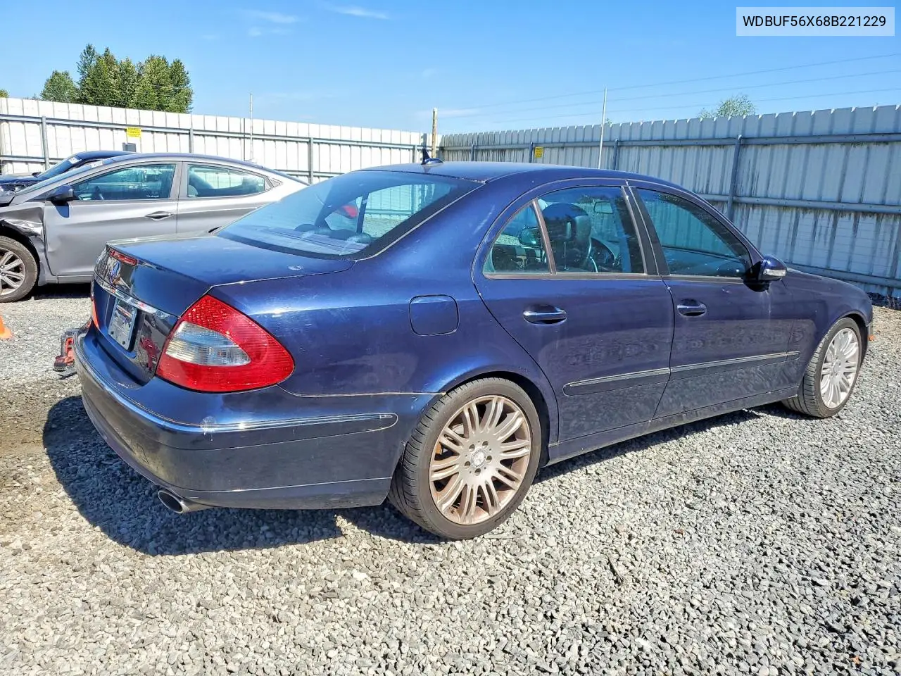 2008 Mercedes-Benz E 350 VIN: WDBUF56X68B221229 Lot: 57591156