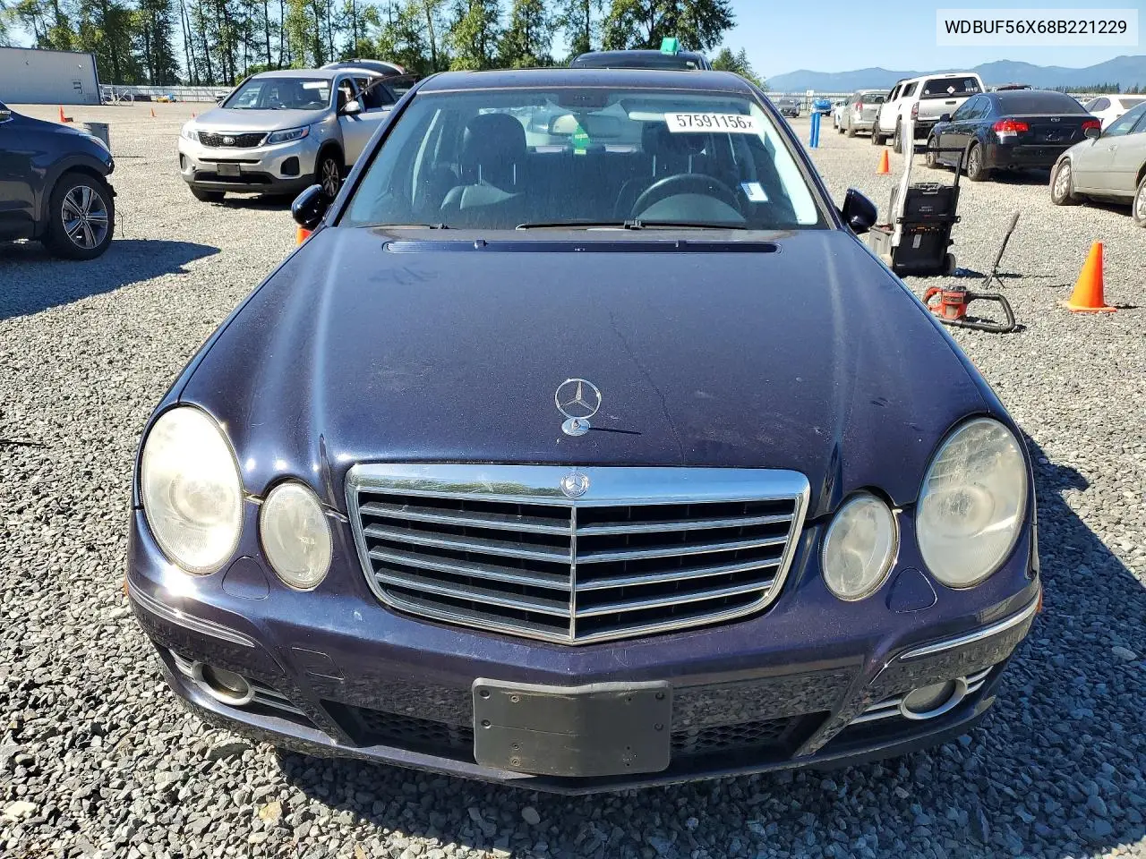 2008 Mercedes-Benz E 350 VIN: WDBUF56X68B221229 Lot: 57591156