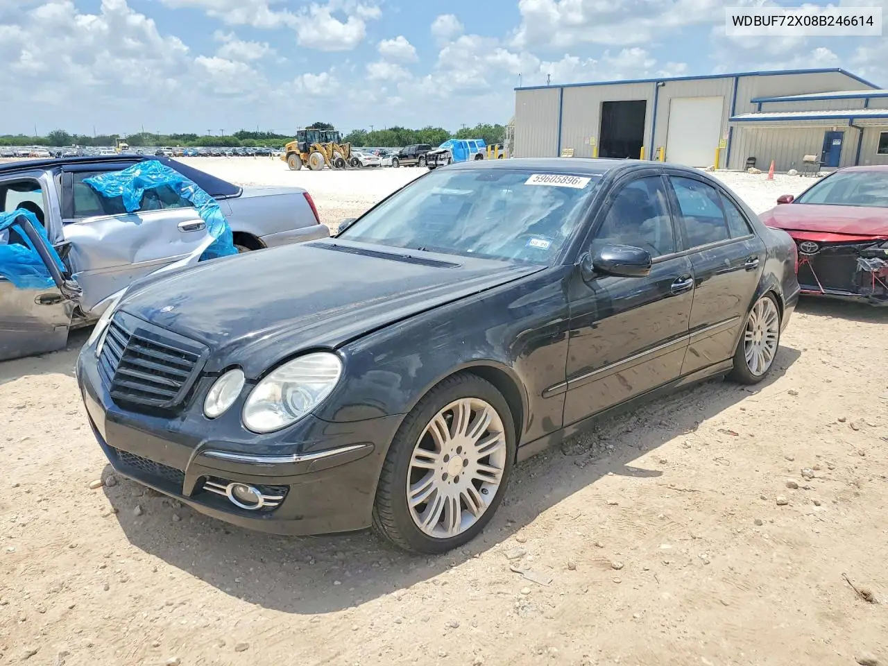2008 Mercedes-Benz E 550 VIN: WDBUF72X08B246614 Lot: 59605896