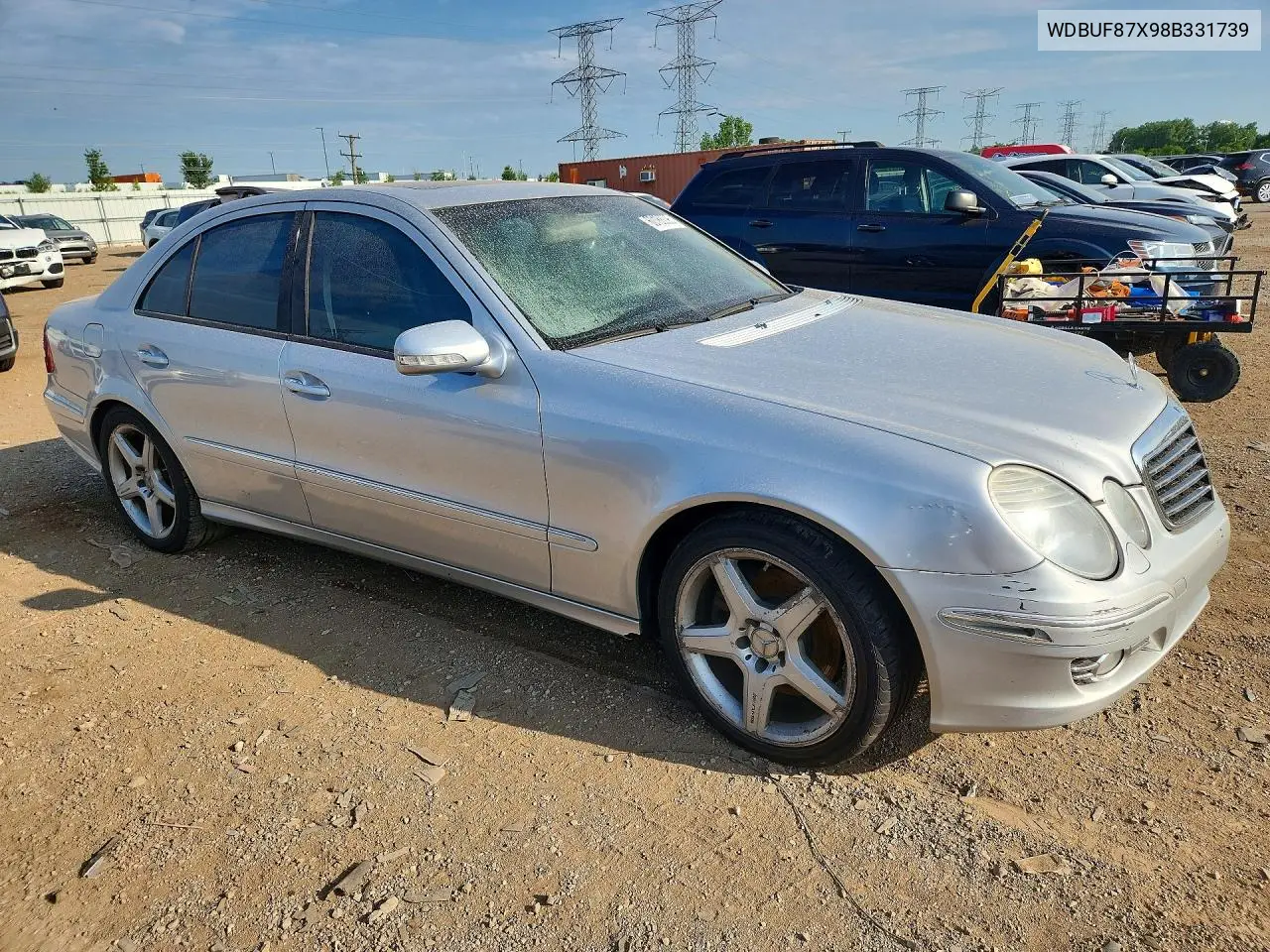 2008 Mercedes-Benz E 350 4Matic VIN: WDBUF87X98B331739 Lot: 60188096