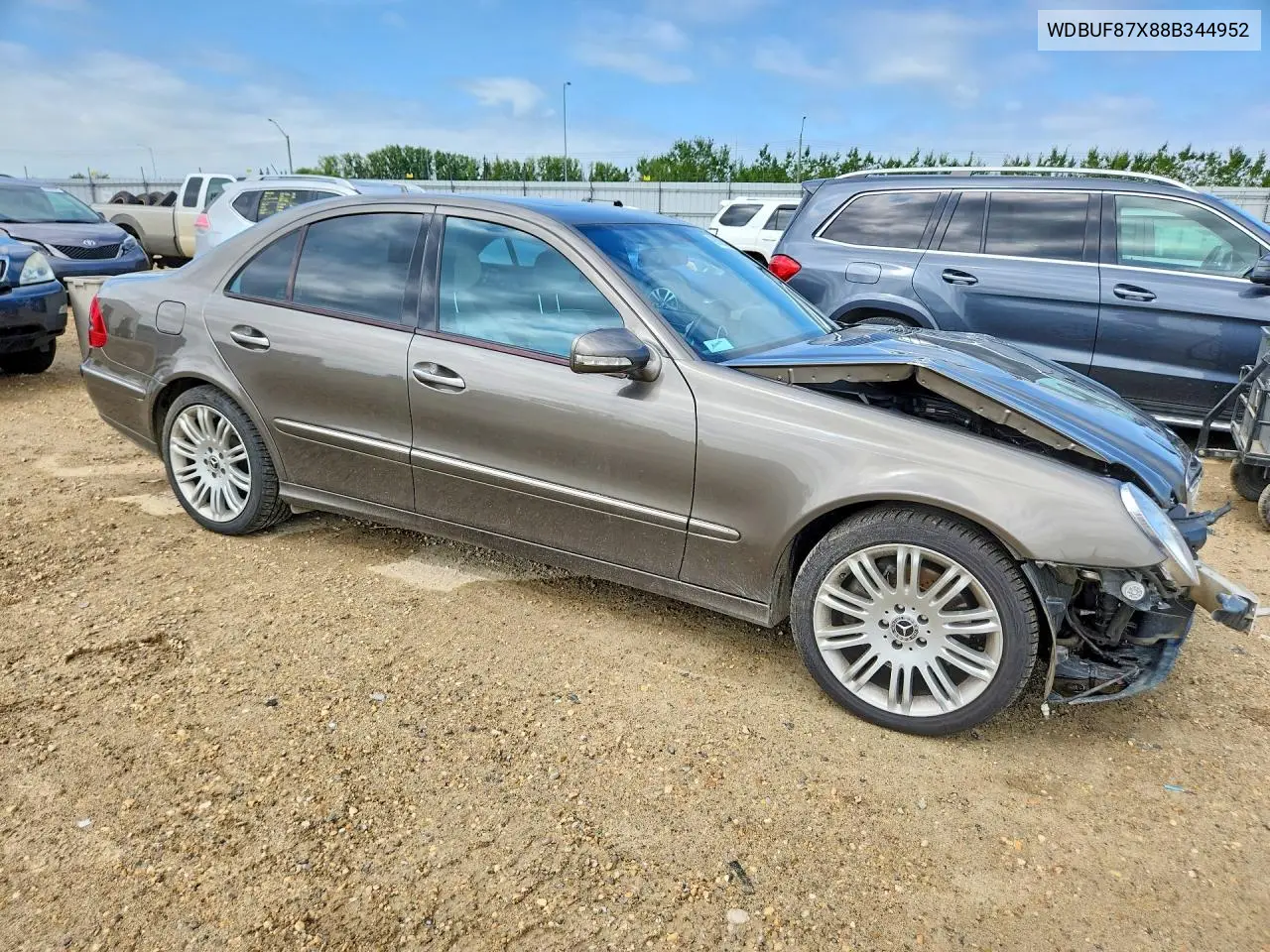 2008 Mercedes-Benz E 350 4Matic VIN: WDBUF87X88B344952 Lot: 60563026