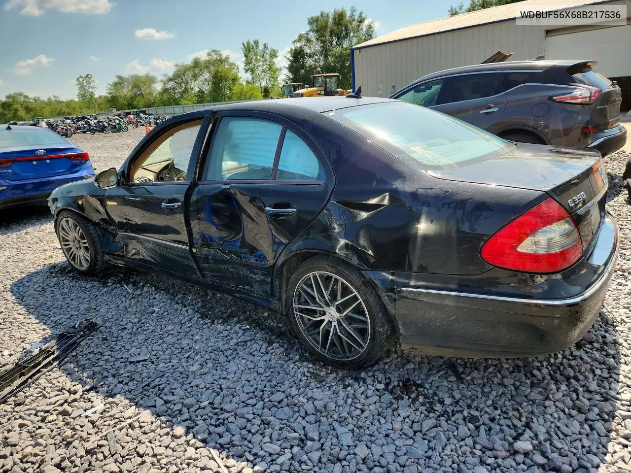 2008 Mercedes-Benz E 350 VIN: WDBUF56X68B217536 Lot: 61111266